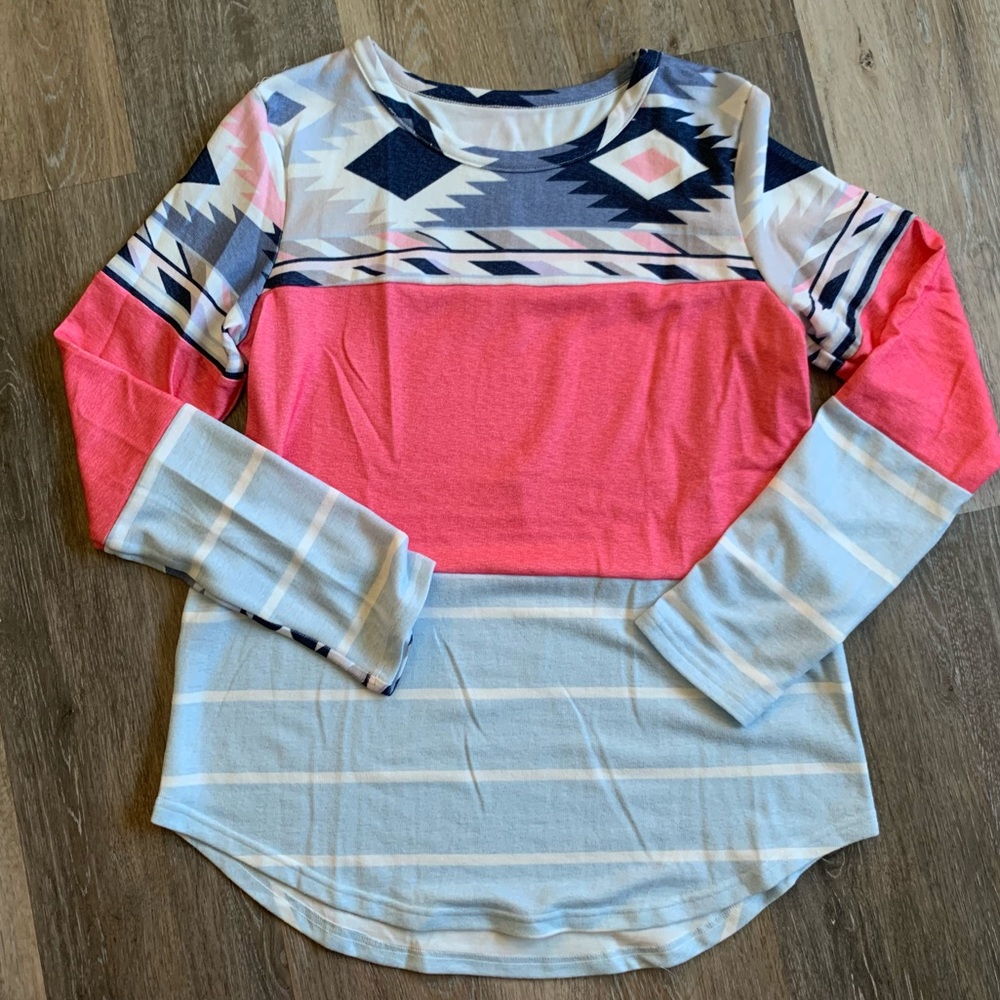 Women’s Aztec Striped Top